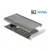 DeLOCK PCI Express x16 kaart 4 x sisemise NVMe M.2 Key M 89044
