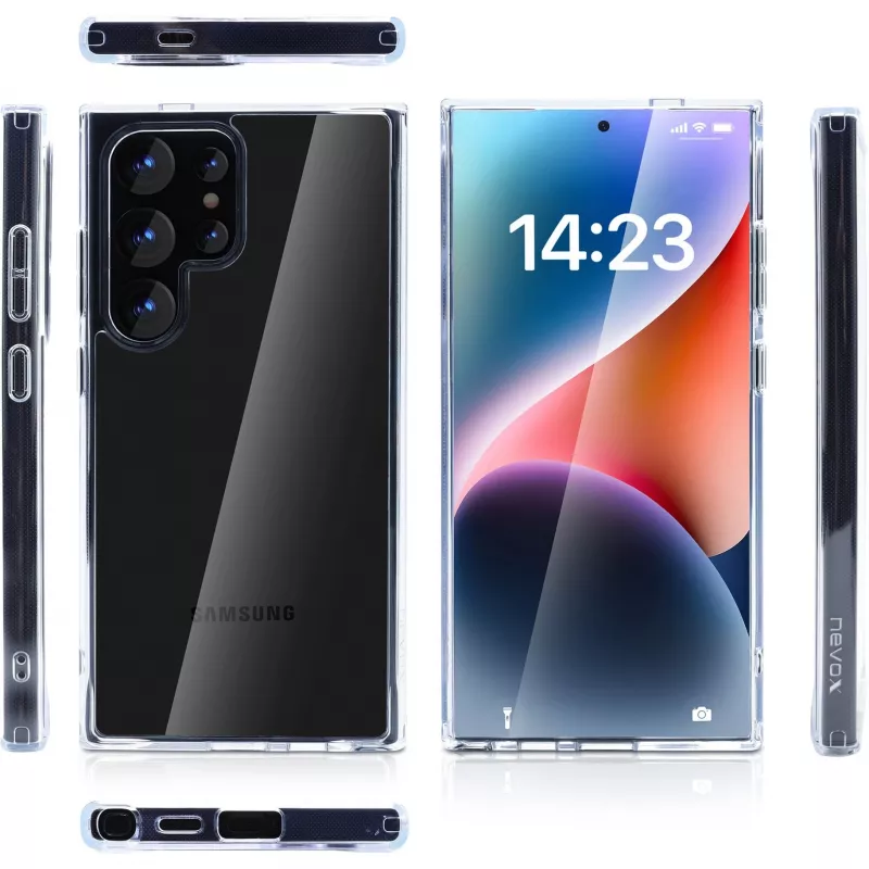 StyleShell SHOCKFlex, telefoniümbris läbipaistev, Samsung Galaxy S24 Ultra