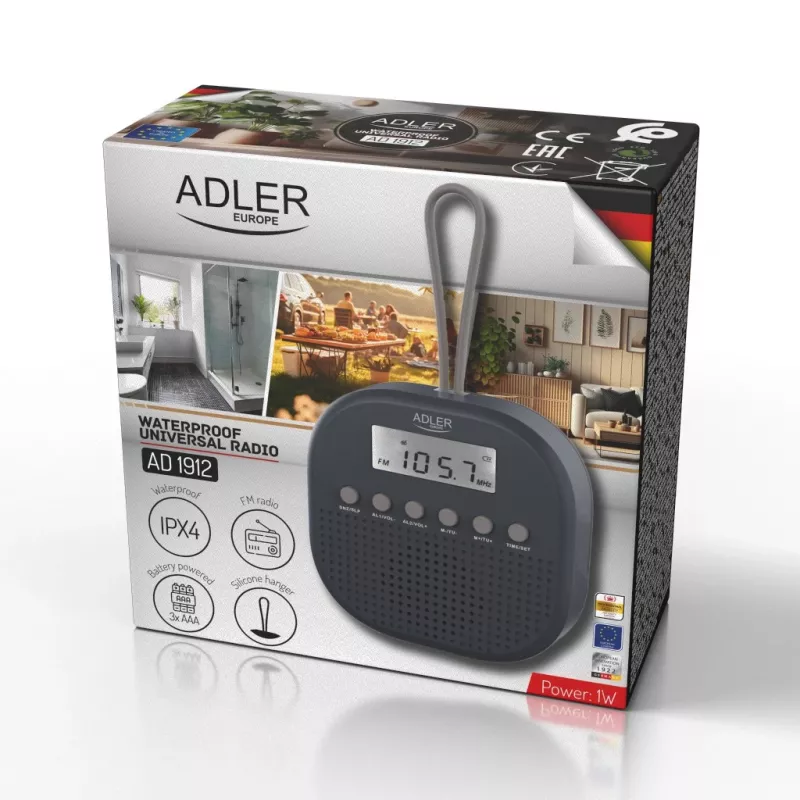 ADLER AD1912 Veekindel Raadio