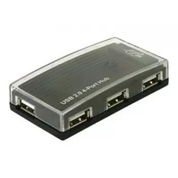 USB-jaotur DeLOCK 4 porti väline USB 2.0 480 Mbit/s