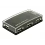 USB-jaotur DeLOCK 4 porti väline USB 2.0 480 Mbit/s
