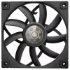 120 mm PWM õhuke korpuseventilaator DeepCool FT12 õhuke — must, madala profiiliga disain, PWM-juhtimine