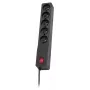Pikendusjuhe Lestar 1,5 m must lüliti ja indikaatoriga, 10 A, 250 V, 460 W