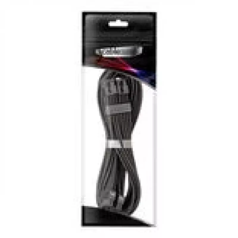 CableMod C-Series Pro ModMesh sillatud PCIe toitekaabel 8+8‑Pin, 60 cm, must
