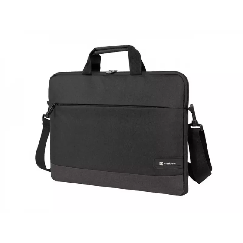Diplomaatkohver NATEC Goa 39,6 cm (15,6-tolliste) sülearvutitele, polüester, 1 sahtel, õlarihm, must