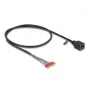 DeLOCK võrgukaabel 88005 RJ45 Cat.5e 0,5 m Must