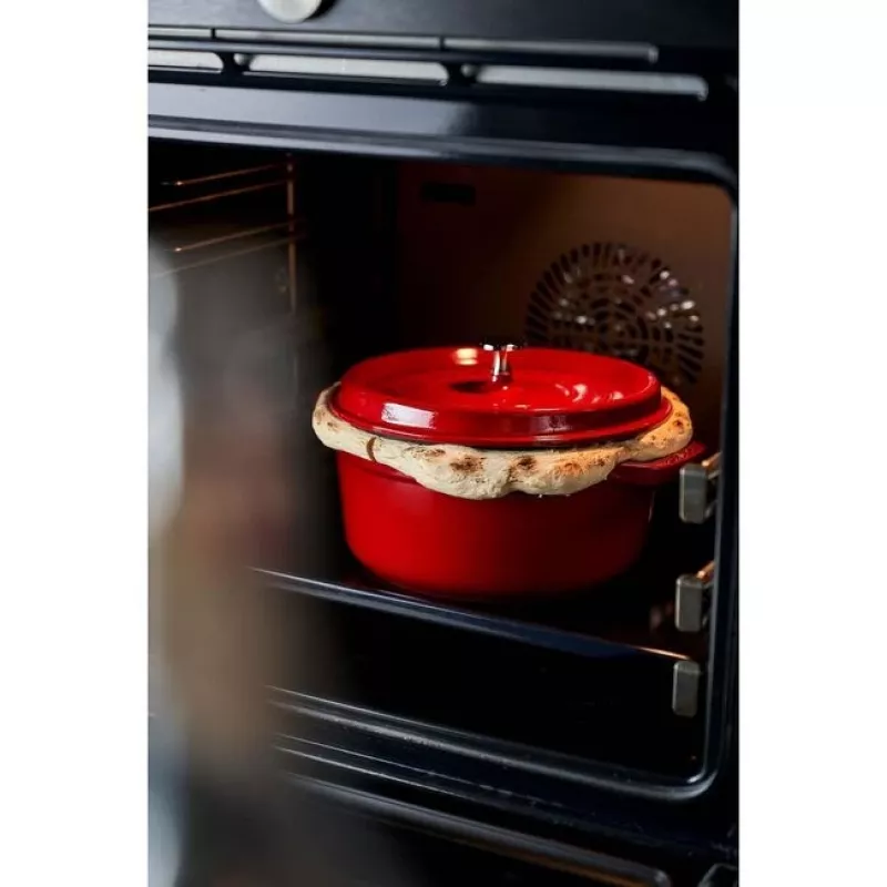 Ühe panniga Staub Cocotte 24 cm Cherry
