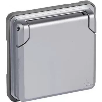 Schuko pistikupesa Legrand Soliroc 077834 IP44 hall, ilmastikukindel elektripistikupesa