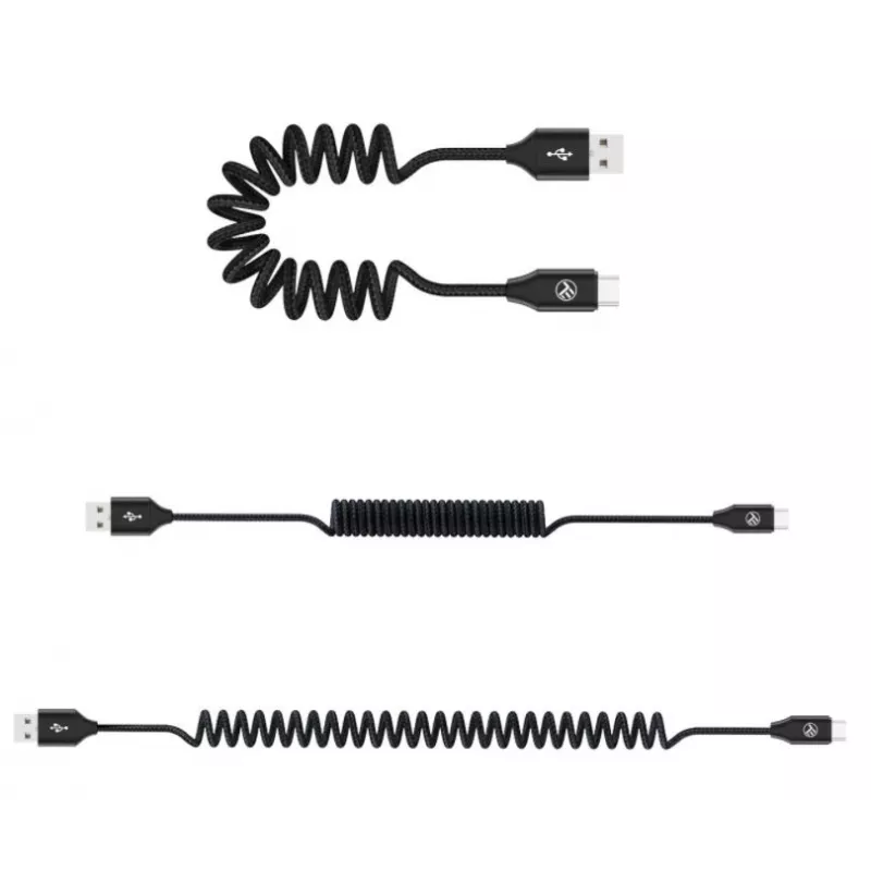 USB-USB-C andmekaabel Tellur Extendable 3A 1,8 m must