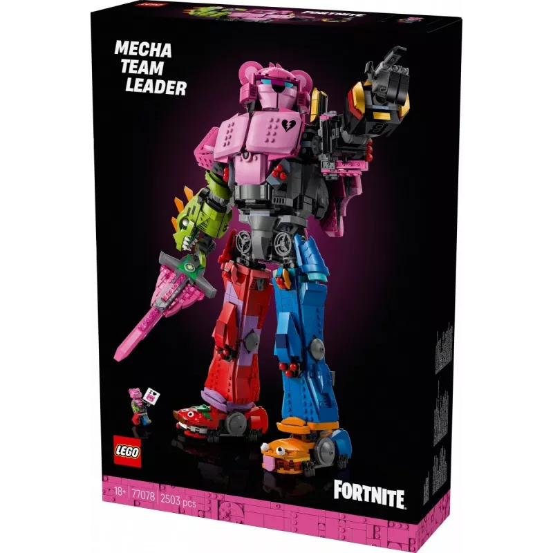 LEGO ehituskomplekt Team Leader Mechs 77078 — Fortnite, 2503 osa, 1 minifiguur, 450 mm mehi kõrgus
