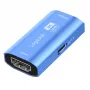 HDMI repiiter, 20m, 8K 60Hz, HDCP 2.3 alu, sinine