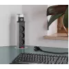 Brennenstuhl Tower Power Table Extension Socket - pikendusjuhe - 3 väljundpistikut - 2,0m - must, alumiinium (1396200003)
