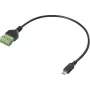 Renkforce USB 2.0 adapterkaabel[1x 2.0 pistik Micro-B - 1x klambriühendus] RF-6443956 30 (RF-6443956)