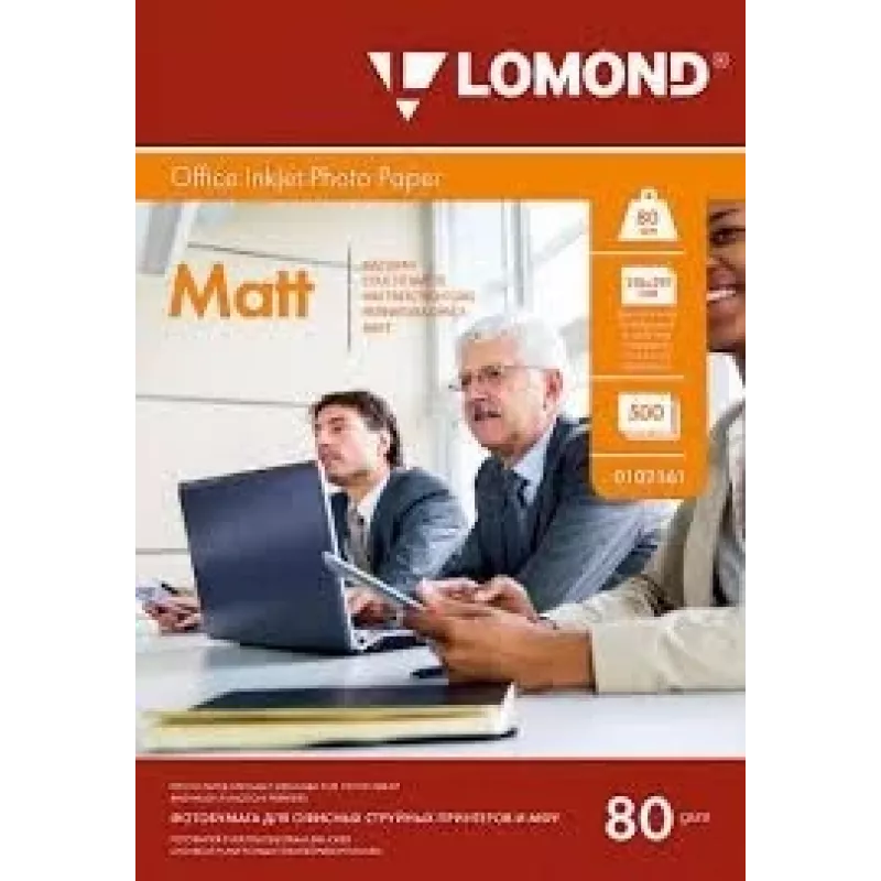 Lomond fotopaber tindiprinteritele matt 85 g/m2 A4, 500 lehte, kahepoolne