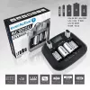 Akulaadija everActive NC-900U Universal DC — laeb AA, AAA, C, D, 9V, kuni 6 elementi, must