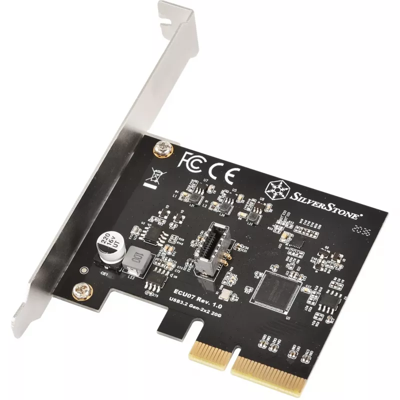 Laienduskaart SILVERSTONE SST-ECU07 USB 3.0 PCIe — PCI Express USB 3.0 adapter