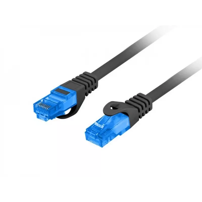 LANBERG Cat6a S/FTP RJ-45 võrgukaabel PCF6A-10CC-0500-BK, 5 m, LSZH, 26 AWG, CCA, must