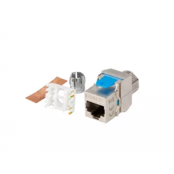 Keystone-moodul Lanberg KSF8-4000 lame sinine hõbedane RJ-45