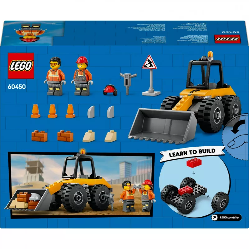 LEGO City 60450 Kollane ratastega laadur