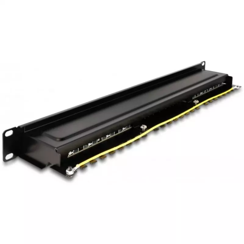 DeLOCK 66876 patch paneel 1U Cat6a must metall