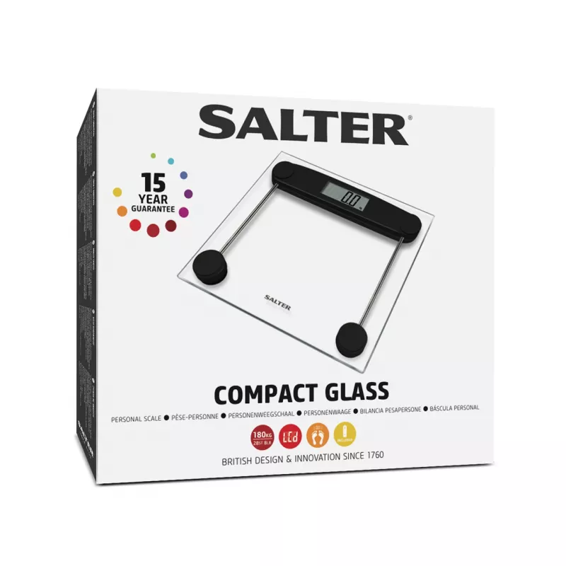 Vannitoakaal Salter 9208 BK3R Compact Glass Electronic