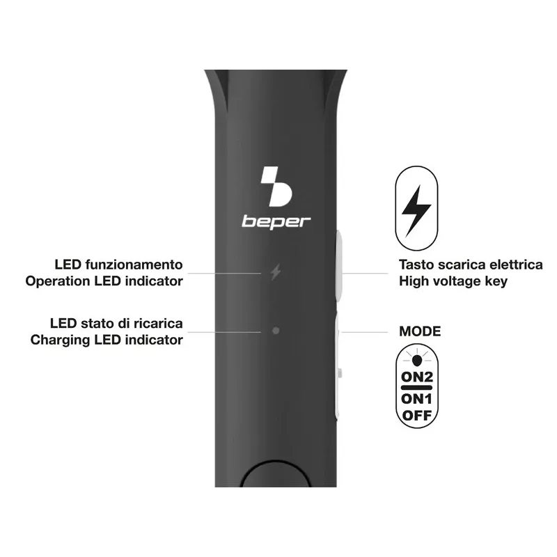 Elektriline veekeetja Beper P206ZAN250 1,7 L 2200 W, roostevabast terasest küttekeha