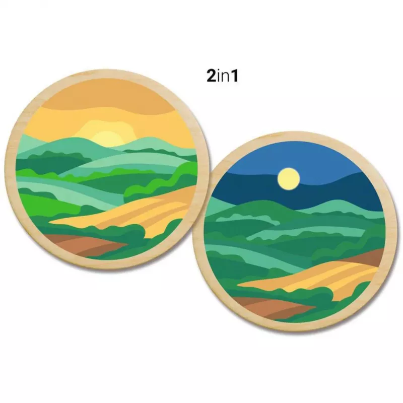 Ravensburger CreArt Wooden Hills 25925 maalimine numbrite järgi puidul