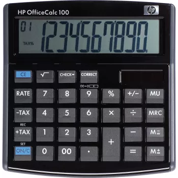 HP-OC 100 II/INT BX kontorikalkulaator must
