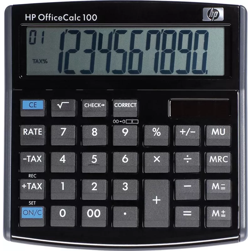 HP-OC 100 II/INT BX kontorikalkulaator must