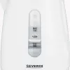 Elektriline veekeetja SEVERIN 1 L 2200 W valge — juhtmevaba, 360° alus, peidetud küttekeha