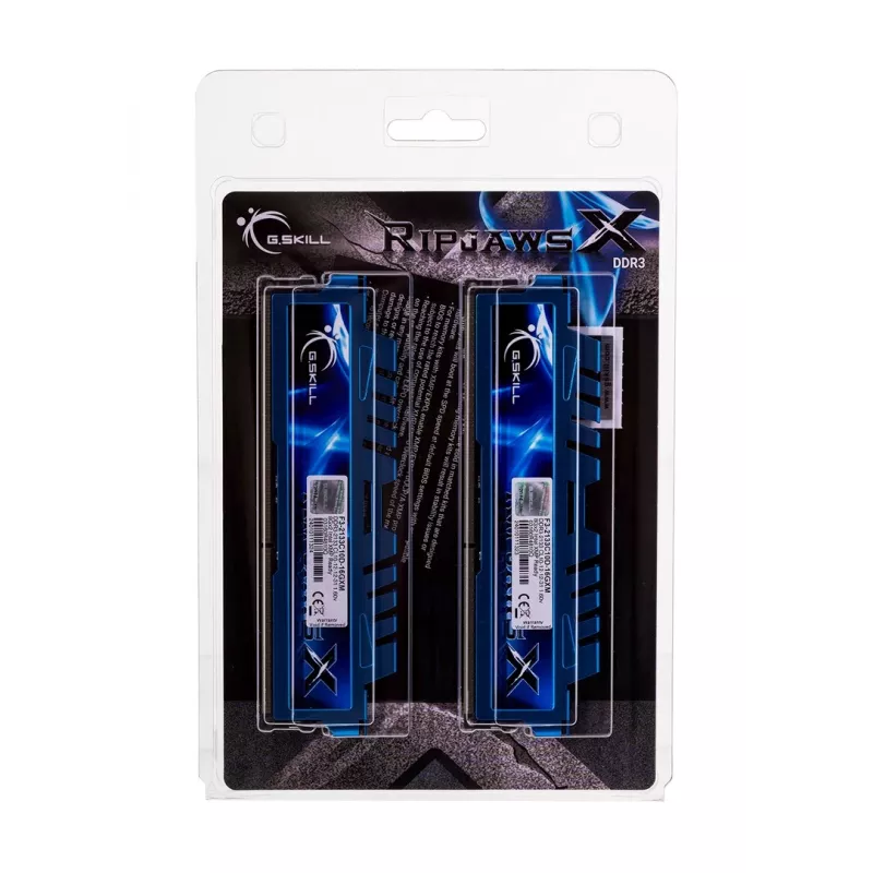Lauaarvuti DDR3 16GB (2x8GB) 2133MHz G.SKILL RipjawsX 240-pin DIMM, 1,6V, CL12, kahe kanaliga, jahutusradiaator