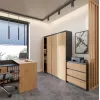 RS-80 HEMN OFFICE SHELVING UNIT, ANTHRACITE/ARTISAN OAK
