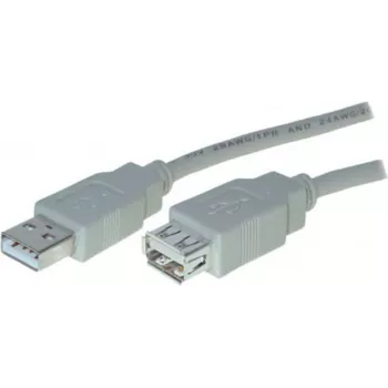 USB pikenduskaabel ShiverPeaks 77120 A isane A emasele USB 2.0 1,0 m