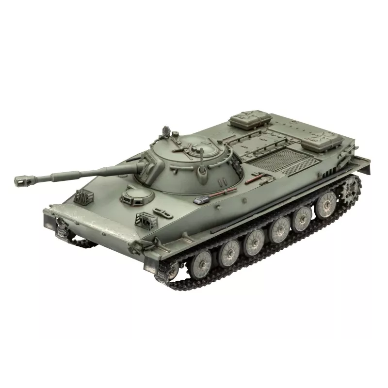 Plastmudel REVELL PT-76B mõõtkavas 1:72, kokkupandav komplekt, sõjaline amfiibkergetank