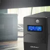 Qoltec Monolith katkematu toiteallikas (UPS) topeltmuundusega (Online) 1 kVA 600 W 2 SCHUKO pistikupesa