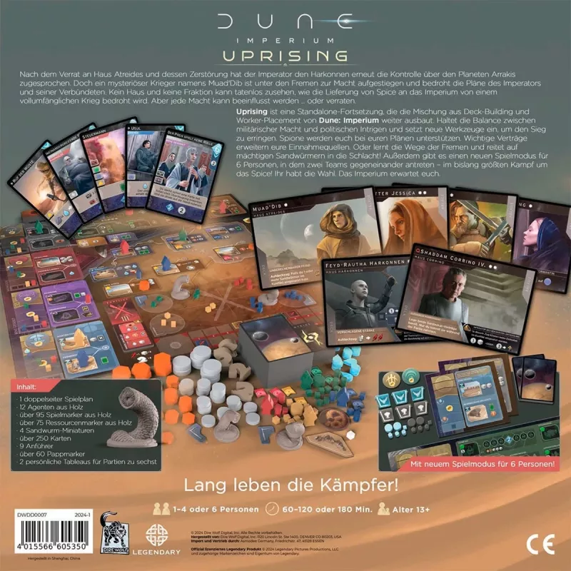 Dune: Imperium - Uprising, lauamäng