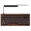 Sharkoon 100068081 klaviatuur kodu USB QWERTZ saksa must puidust 75%