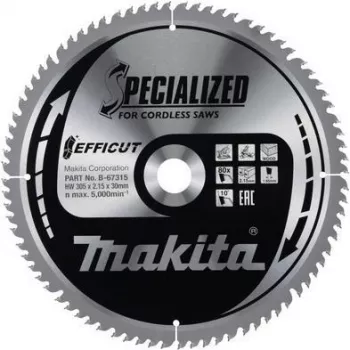 Makita Specialized EFFICUT - ketassaag - puidule, metallile - 305 mm - 80 hammast