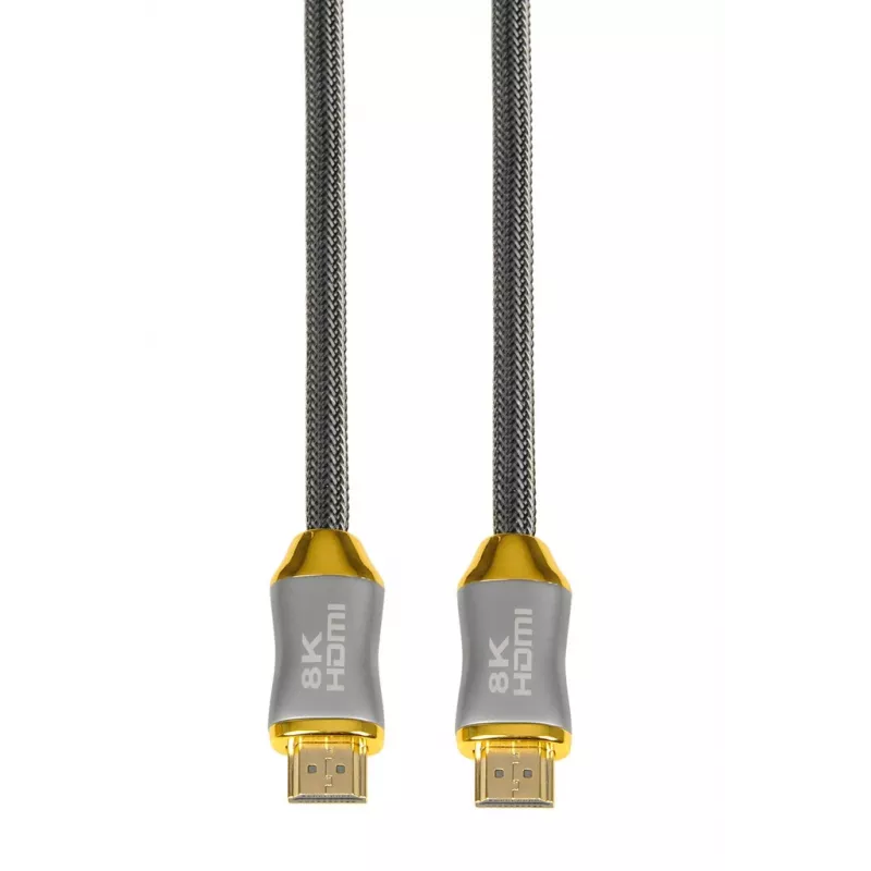 HDMI-kaabel IBOX HD08 2 m, HDMI tüüp A-pistik–isane, HDMI 2.1, hõbedane