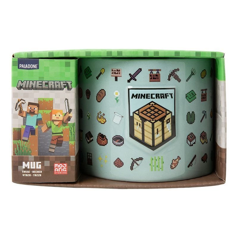 Kruus Paladone Minecraft reljeefse disainiga PP14641MCF 330–350 ml keraamiline