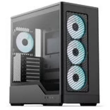 Arvutikorpus AEROCOOL D520A Midi-Tower ATX karastatud klaas RGB — must
