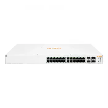 HPE Aruba Networking Instant On 1930 24G Class4 PoE 4SFP/SFP+ 370W Hallatav L2+ Gigabit Ethernet (10/100/1000) Power over Ethernet (PoE) 1U Valge