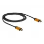 HDMI kaabel DeLOCK 85727 1m tüüp A mees-mees must kuldne