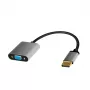 LogiLink CDA0109 kaablisoo muundur DisplayPort->VGA 0,15 m hall/must