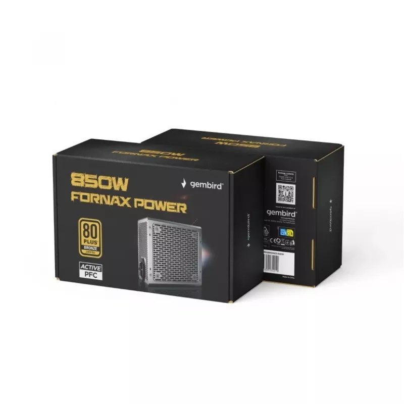 Toiteplokk 850W aktiivne PFC 12 cm ventilaator 80+Bronze tööstuslik