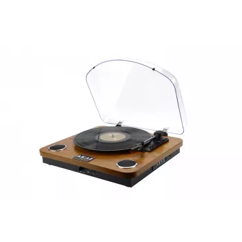 Rihmülekandega helipleier AKAI ATT-11BT — pruun, 33/45/78 RPM, 0,8 W RMS