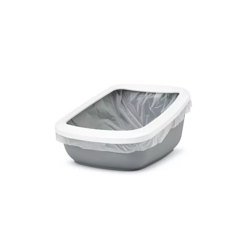 Kassiliivakast Savic Aseo Jumbo kinnine kassialus 67,5×48,5×29 cm, hall, plastik