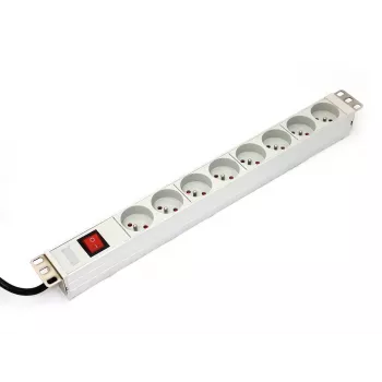 DIGITUS Professional a-19-STRIP-2-IMP - toitejaotusseade (Rack - rack-monteritav) - AC 250 V - sisendtoiteallikas - väljund