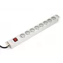DIGITUS Professional a-19-STRIP-2-IMP - toitejaotusseade (Rack - rack-monteritav) - AC 250 V - sisendtoiteallikas - väljund