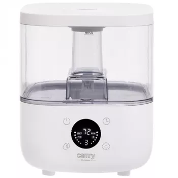 Camry | CR 7973w | Õhuniisutaja | 23 W | Veepaagi maht 5 L | Sobib ruumidesse kuni 35 m² | Ultraheli | Niisutusvõimsus 100-260 ml/h | Valge